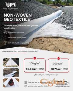Geotextile 200 g/m² – €0.60/m²